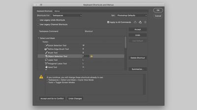 Customize Keyboard Shortcuts - Adobe Photoshop